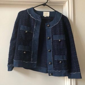 Kate Spade tweed jacket size xs worn once
